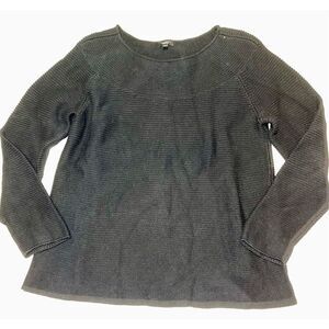 Talbots Sweater Womens‎ Size  Large  Black Long Sleeve A31